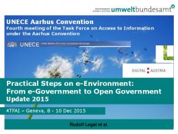 Open Data Portal Austria - unece