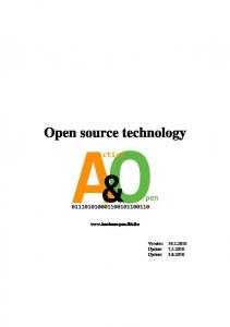 Open source technology