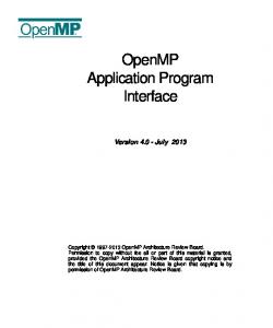 OpenMP 4.0