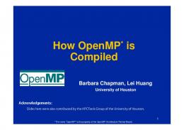 OpenMP Under The Hood