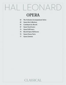 Opera - Hal Leonard