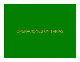 OPERACIONES UNITARIAS