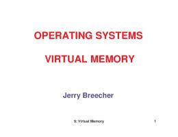 OPERATING SYSTEMS VIRTUAL MEMORY