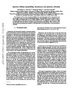 Operator fidelity susceptibility, decoherence and quantum criticality