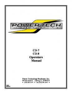 Operators Manual