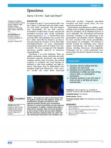 Opsoclonus - BMJ Case Reports