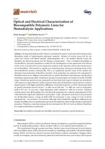 Optical and Electrical Characterization of ...