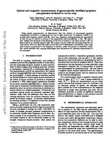 Optical and magnetic measurements of gyroscopically stabilized ...