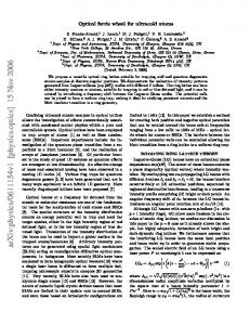 Optical ferris wheel for ultracold atoms