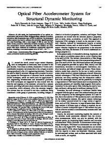 Optical Fiber Accelerometer System for Structural Dynamic Monitoring