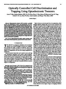 Optically Controlled Cell Discrimination and Trapping Using ...