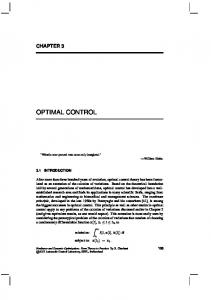 optimal control - LA | EPFL