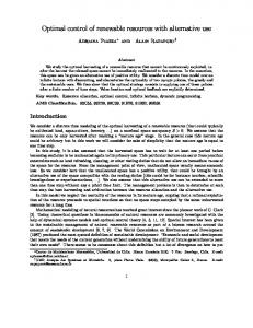 Optimal control of renewable resources with alternative use (PDF ...