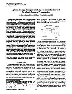 Optimal Energy Management of Wind-Battery Hybrid Power System ...