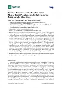 Optimal Parameter Exploration for Online Change