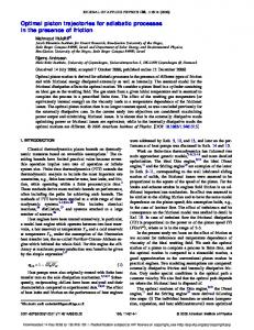 Optimal piston trajectories for adiabatic ... - Niels Bohr Institutet