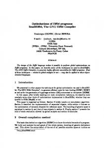 Optimizations of Eiffel programs: SmallEiffel, The ... - SmartEiffel - Loria