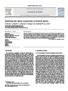 Optimizing Code_Saturne computations on Petascale systems