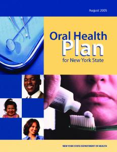 Oral Health Plan for New York State