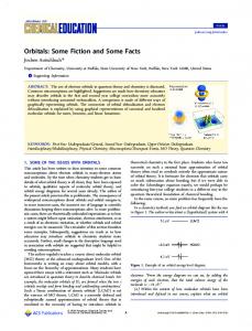 Orbitals: Some Fiction and Some Facts