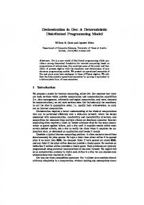 Orchestration in Orc - Semantic Scholar