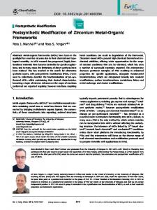 Organic Frameworks - Semantic Scholar