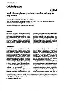 Original papers QJM - Semantic Scholar