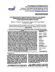 Original Research Original Research - STAR Journal