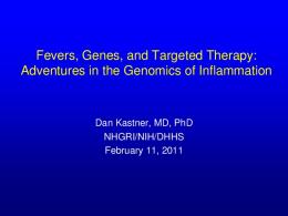 Origins of the Hereditary Periodic Fever Syndromes: FMF, TRAPS ...