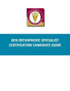 Orthopaedics Information Booklet (.pdf)