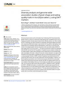 Oryza sativa L. - PLOS