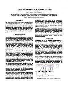 oscilatorless clock multiplication - Semantic Scholar