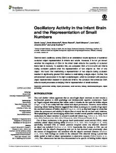 Oscillatory Activity in the Infant Brain and the ... - Frontiers