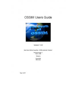 OSSIM Users Guide - OSGeo Download Server