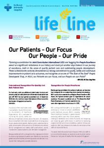 Our Patients - Our Focus Our People - Our Pride - NUH