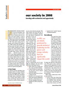 our society in 2008 - IEEE Xplore