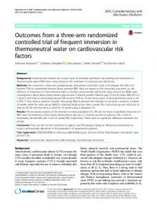 Outcomes from a three-arm randomized controlled trial of ... - Core