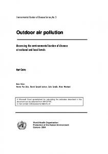 Outdoor air pollution