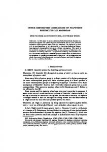 OUTER RESTRICTED DERIVATIONS OF NILPOTENT RESTRICTED