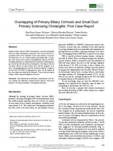 Overlapping of Primary Biliary Cirrhosis and Small