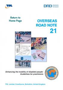 Overseas Road Note 21