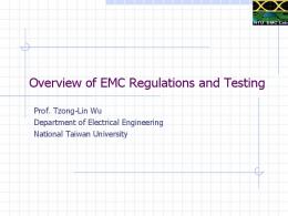 Overview of EMC Regulations, Testing, and Design Strategies