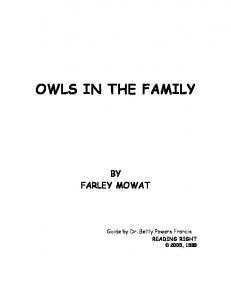 OWLS IN THE FAMILY - TeachingBooks.net