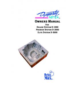 Owners Manual Owners Manual