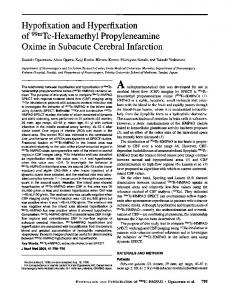 Oxime in Subacute CerebralInfarction