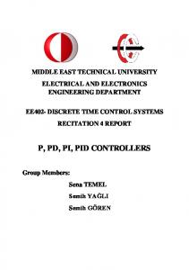 p, pd, pi, pid controllers