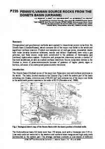 p235 pennsylvanian source rocks from the donets basin (ukraine)