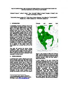 P2.9 THE OPERATIONAL IMPLICATIONS OF FORECASTING A ...