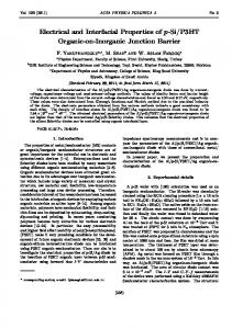 P3HT Organic-on-Inorganic