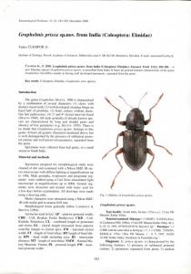 Page 1 Entomological Problems, 31 (2): 183-185, December 2000 ...